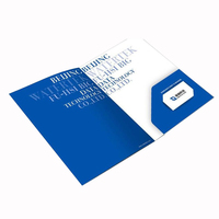 Dossier de Présentation Personnalisé en Papier Épais Écologique Formats A4 A5 Avec Pochettes – Fabricant Chinois