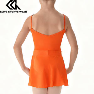 Falda sólida para niñas Ropa deportiva para niños para escuela <span class=keywords><strong>de</strong></span> baile Falda sin mangas <span class=keywords><strong>de</strong></span> equipo personalizado - Product Image 6