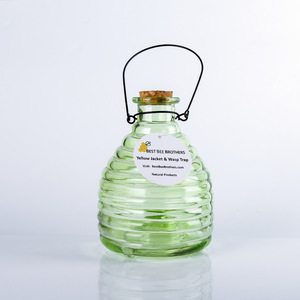 Conteneur en verre <span class=keywords><strong>transparent</strong></span> suspendu pour attraper les insectes volants (abeilles, mouches), vente en gros d'usine, exportation, motif horizontal - Product Image 2