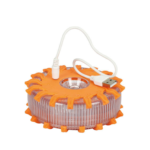 8 Modes USB Rechargeable Emergency Strobe Light With Magnetic Base Flash Lamp