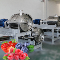 Machine automatique de fabrication de confitures et de purées de fruits (fraises, myrtilles)