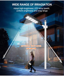 Luces de calle LED inteligentes IP65 Ahorro de energía 60W 90W 120W 150W Sensor inteligente Control remoto Aluminio fundido a presión - Product Image 4