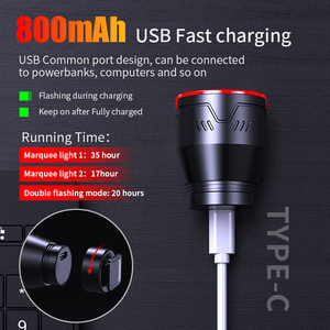 Luces Traseras Inteligentes para Bicicleta A09, Luces de Advertencia Recargables para Bicicleta de Carretera y Montaña, Equipo de Ciclismo - Product Image 5