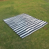 Tapis d'extérieur en PP recyclé tissé, imperméable, réversible, grand tapis, tapis de sol d'extérieur, tapis de pique-nique, matelas imperméable