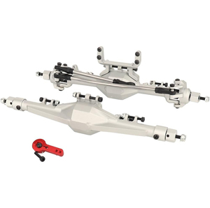 Assale <span class=keywords><strong>portale</strong></span> anteriore e posteriore in lega di alluminio 1/10 personalizzato completa <span class=keywords><strong>Set</strong></span> assale per auto cingolata assiale Capra 1.9 UTB RC - Product Image 4