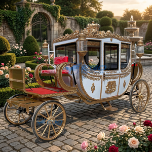 Transport Spécialisé : Chariot Royal Blanc à Chevaux, Chariot Sans Chevaux, Chariots Électriques Personnalisés à Vendre - Product Image 1