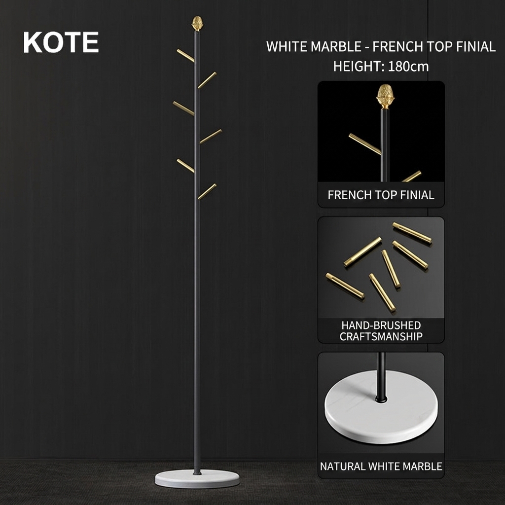 White marble-french head 180cm