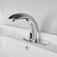 Robinet automatique sans contact à capteur, nouvelle génération, économie d'énergie, sans alimentation externe, en cuivre, pour lavabo de chambre à coucher
