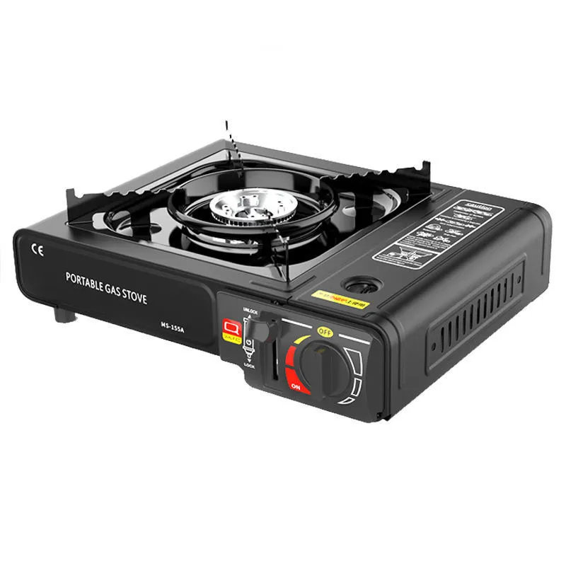 Mini cuisinière à gaz touristique brûleur extérieur Portable Cassette four Camping cuisine cuisinière Camping cuisinière à gaz