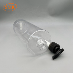 Botella de plástico transparente con bomba para lavar el cuerpo, botella cilíndrica de plástico transparente de 1 litro, 1000ml - Product Image 6