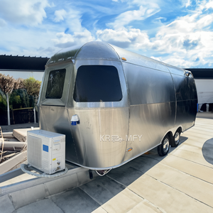 Carrito de Comida Móvil de Acero Inoxidable para Café, Remolque Rápido Personalizado para Venta Ambulante, Camión de Comida con Ventana de Servicio Comercial - Product Image 4