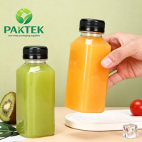 Direct van de fabriek: PET vierkante plastic fles voor pure fruitsap