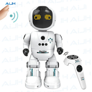 AiJH Kopf 180 ° gedrehter RC-Roboter Gesten erkennung Doppel 50 Aktionen Programmiertes intelligentes RC-Roboters pielzeug - Product Image 1