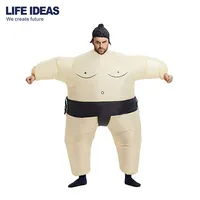 Забавный костюм на Хэллоуин, надувной костюм для борьбы с сумо для взрослых