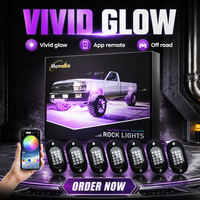 Nouvelles Feux LED RGB pour Camion, Plus Grandes, Étanche IP68, Accessoire de Camion 12V, Feux de Carrosserie Avancés pour Camion