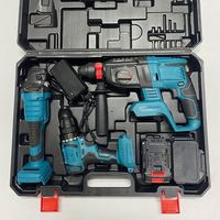 Kit combiné d'outils électriques sans fil multifonction OEM 20V/36V 5-en-1 : Meuleuse d'angle, marteau, clé à chocs, perceuse - Vente en gros