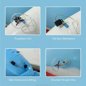 Vente flash : drone gonflable volant en forme de dauphin, spectacle publicitaire, animaux marins volants, dauphin gonflable avec té<span class=keywords><strong>l</strong></span>écommande - Product Image 3
