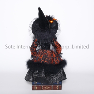 SOTE l'ultima <span class=keywords><strong>strega</strong></span> Horror della casa fantasma del Festival delle streghe di Halloween seduto per decorazioni per feste di giocattoli da Bar - Product Image 4