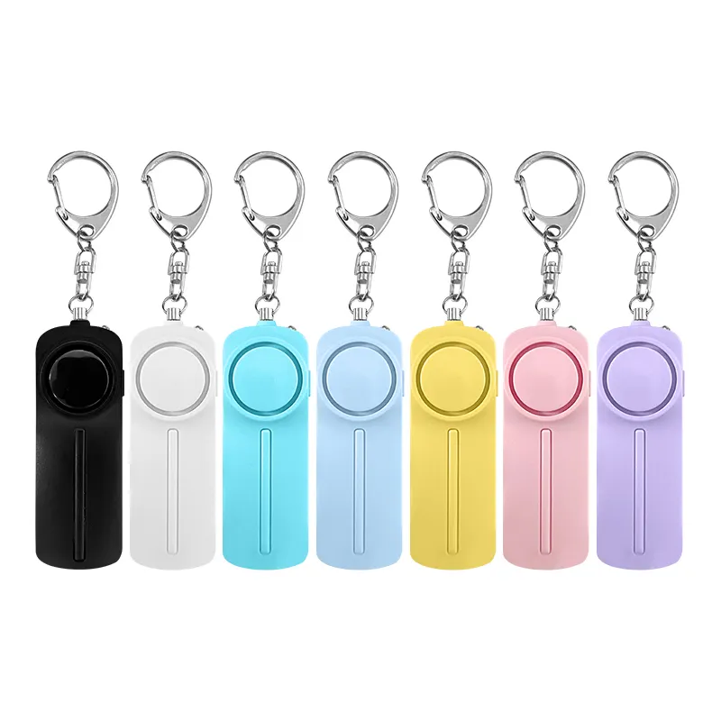 130Db SOS Self Defense Alarm Keychain Set Shenzhen Mini Keyring Safe Sound Personal Alarm For Kids Very Loud