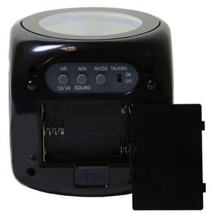 นาฬิกาปลุกแบบฉายภาพ LCD นาฬิกาดิจิตอล LED ฉายภาพบนโต๊ะ พร้อมเสียงพูด บอกเวลา อุณหภูมิ และฟังก์ชั่นเลื่อนปลุก - Product Image 3
