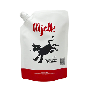 Custom Printed Plastic 1 Liter Drink Bags PET/NY/PE Spout <strong>Pouch</strong> 1000ml for <strong>Milk</strong> Yogurt - Product Image 5