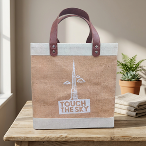 Bolsa de Yute Natural Premium con Cordón – Bolsa de Compras Reutilizable para Eventos y Uso Diario - Product Image 2