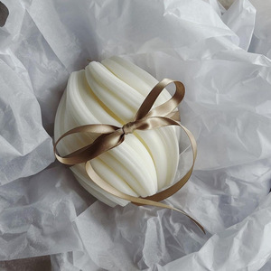 Lujo hecho a mano geométrico perfumado Pilar vela remolino aromaterapia vela - Product Image 3