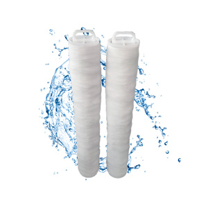 Cartucho de Filtro de Agua de Acero Inoxidable, Elemento Filtrante de Alto Flujo para Planta de Tratamiento de Agua - Product Image 1