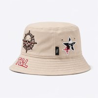 Bob personnalisé avec logo, 100 % coton sergé, patch en chenille, broderie plate, fournisseur de casquettes tendance