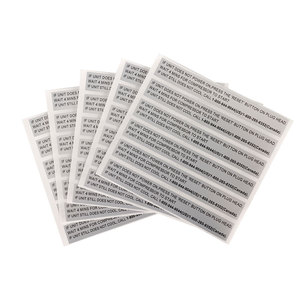 <span class=keywords><strong>Ul</strong></span> được phê duyệt nhãn an toàn tùy chỉnh in ấn tự dính trong suốt dữ liệu nhãn cho dây và cáp điện - Product Image 5