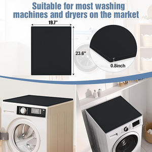 Couverture de protection pour <span class=keywords><strong>lave</strong></span>-<span class=keywords><strong>linge</strong></span> et sèche-<span class=keywords><strong>linge</strong></span> en silicone antidérapant, tapis imperméable pour la protection du dessus de <span class=keywords><strong>lave</strong></span>-<span class=keywords><strong>linge</strong></span>, pour la maison, la cuisine, la buanderie - Product Image 2