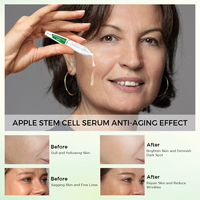Ampoule anti-âge pour le visage avec cellules souches de pomme pour la réduction des rides et le rajeunissement de la peau-Sérum hydratant