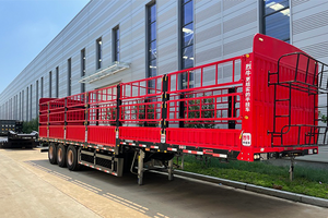 <span class=keywords><strong>Semi</strong></span>-<span class=keywords><strong>remorque</strong></span> à ridelles 3 ou 4 essieux 60 tonnes pour le transport de bétail et de marchandises - Prix compétitif - Product Image 6