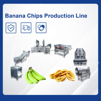 Automatische plantainsnijmachine SUS304, machine voor het maken van bananenchips, productielijn voor bananenchips