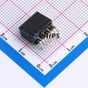 HC-PM254-8.5H-2x4PW-02A Pin Socket Bent Lead Through Hole,P=2.54mm Connector 2x4P 2.54mm 2.54mm Square Hole - Product Image 2