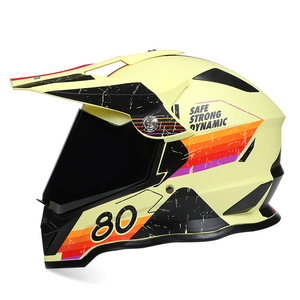 Venta caliente Casco Motocross Adventure Off-Road Casco Dot Certificado Seguro Crash Protector <span class=keywords><strong>para</strong></span> <span class=keywords><strong>Karting</strong></span> Material ABS <span class=keywords><strong>Cascos</strong></span> - Product Image 2