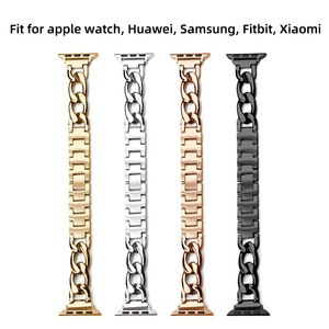 Correa de Reloj de Acero Inoxidable para Apple <span class=keywords><strong>Watch</strong></span>, <span class=keywords><strong>Huawei</strong></span>, Samsung, Fibit, Xiaomi, Brazalete de Cadena de 20, 22, 40, 41, 42, 44, 45, 46, 49 <span class=keywords><strong>mm</strong></span> - Product Image 4