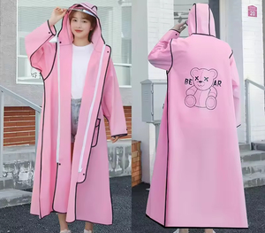 Người Đàn Ông Và Phụ Nữ Của Thời Trang EVA Áo Mưa Với Logo In Xe Máy Áo Mưa Đi Bộ Đường Dài Backpackcustomized Logo Nhà Máy Bán Hàng Trực Tiếp - Product Image 4