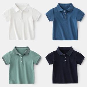 Fabrication de vêtements sur mesure <span class=keywords><strong>Polo</strong></span> 100% coton pour garçons <span class=keywords><strong>Polo</strong></span> avec style uni et logo imprimé <span class=keywords><strong>Polo</strong></span> pour enfants - Product Image 6