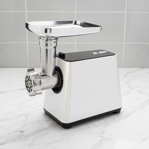 Hachoir à viande électrique robuste avec moteur entièrement en cuivre, 1200 W max, pour la maison, machine à saucisses, cadeau de cuisine haut de gamme, machine à hacher la viande - Product Image 1