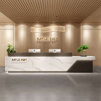 Réception moderne de haute qualité Bureau d'information Réception pour hôtel