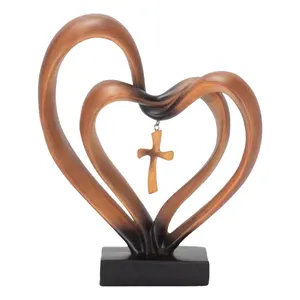 Harz Handwerk Ostern Liebe Kreuz Home Decoration