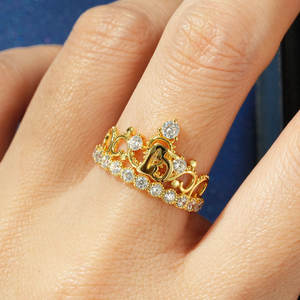 <span class=keywords><strong>Anello</strong></span> Corona da Regina per Quinceañera, Regalo di Anniversario, Decorazione Hip Hop per Torte, Zircone 5A da 3mm, 2.5mm e 2mm - Product Image 3