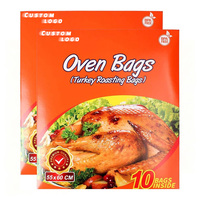 Sacs de cuisson en plastique PET transparent de haute qualité pour dinde, sacs de cuisson en plastique transparent à bas prix