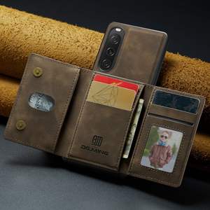 Coque arrière détachable 2 en 1 pour carte de crédit pour étui de téléphone portable en cuir <span class=keywords><strong>Sony</strong></span> <span class=keywords><strong>Xperia</strong></span> 10 VI - Product Image 6