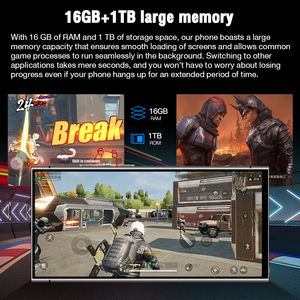 Nouvelle version 2024 Galaxs S24 Ultra 5g Téléphone 7,3 pouces 16Go + 1To Android 14 Smartphone Double <span class=keywords><strong>SIM</strong></span> Dix cœurs Smart AI Téléphones mobiles - Product Image 4