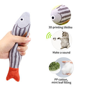 Interaktif simülasyon Goldfish yavru Pillowfish oyuncak Catnip-Infused çiğnemek Bite peluş kediler köpekler için malzemeleri kedi eğlence - Product Image 6
