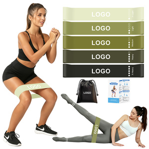 Juego de 5 Bandas Elásticas de Resistencia de Múltiples Niveles, Duraderas, con Bolsa de Transporte para Entrenamiento - Product Image 1