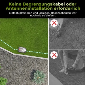 Cortacésped Robótico AKX V600 Vision, Cortadora de Césped Impermeable para Jardín, Cortacésped Automático Inalámbrico, Cortacésped Robótico Inteligente - Product Image 4