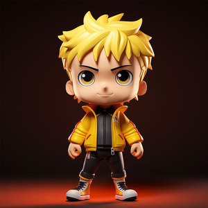 Figurine en PVC, jouet de collection, personnage de dessin animé personnalisé, produits dérivés d'animation unisexe, articles finis - Product Image 1